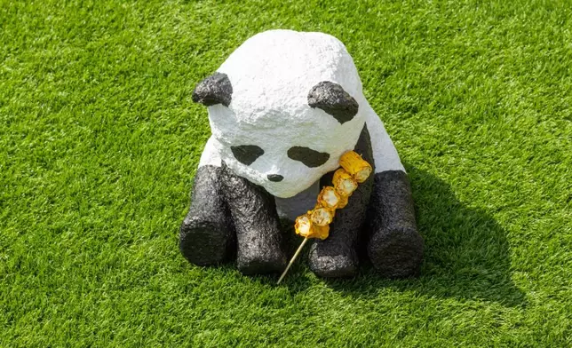 每隻熊貓均以不同的香港文化及運動造型亮相。