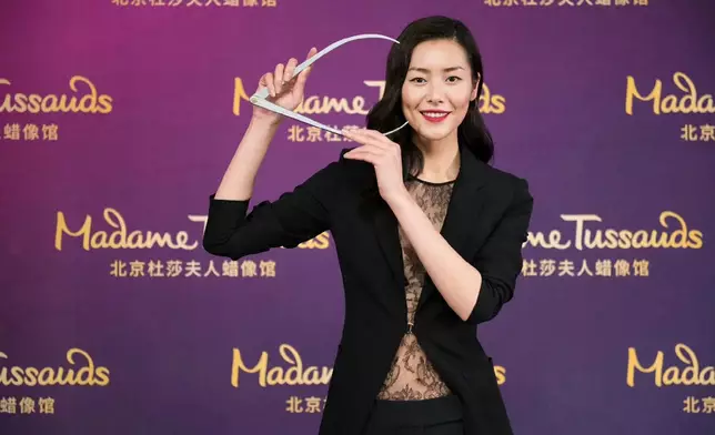 劉雯在國際時尚界備受矚目。（圖片來源﹕北京杜莎夫人蠟像館）