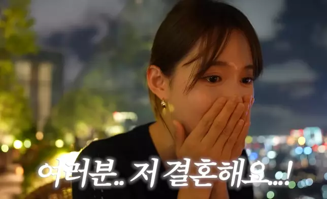 南寶拉表示收到求婚時感動得哭了起來（影片截圖）