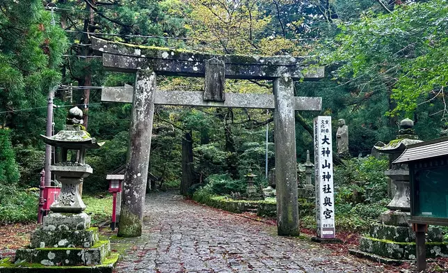 特別是鳥取的大山（本網記者攝）