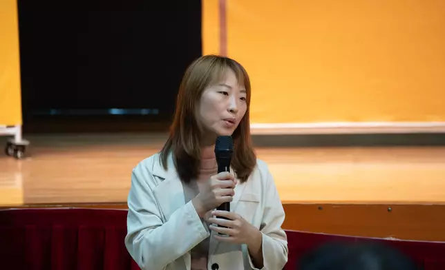 蕭倩文。工業傷亡權益會FB