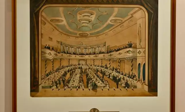 一八六六年西洋會所開幕盛況水彩畫。政府新聞處圖片