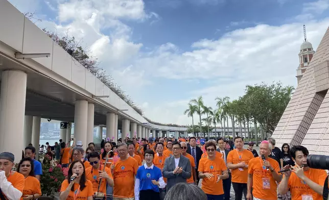 今次金曲大匯演的起步禮，場面非常壯觀