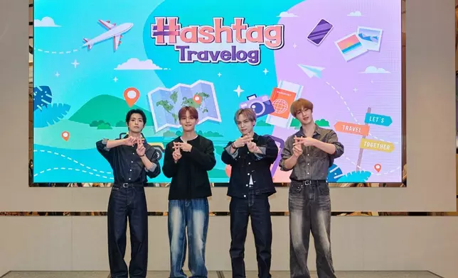 CIX為全新概念旅遊節目《Hashtag Travelog》擔任主持（CJ ENM提供圖片）