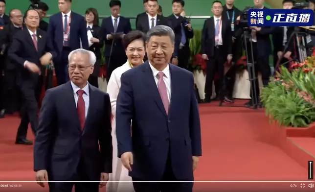 慶祝澳門回歸祖國25周年大會暨澳門特別行政區第六屆政府就職典禮，國家主席習近平出席。央視新聞