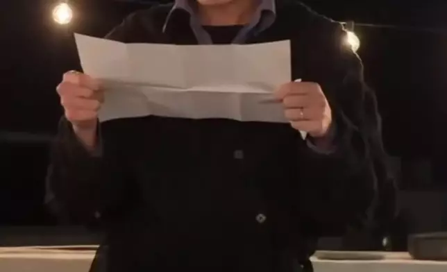 貼出讀信的片段。