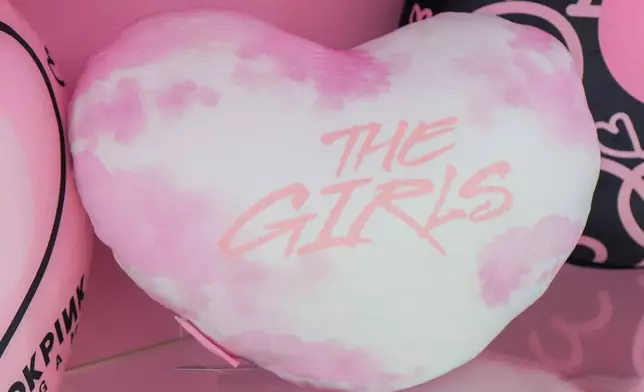 香港首賣！「BPTG」THE GIRLS心形抱枕。