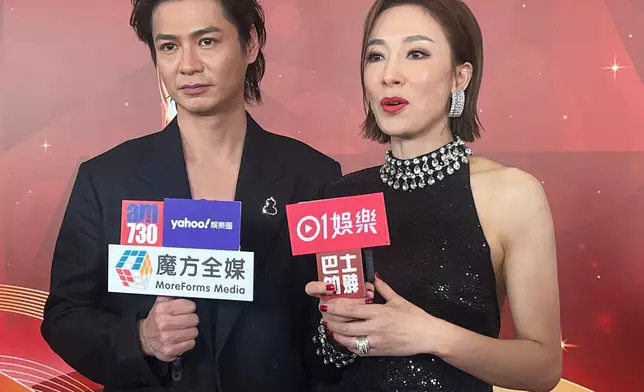 羅子溢楊茜堯夫妻檔 入圍TVB「視帝」「視后」（本網記者攝）