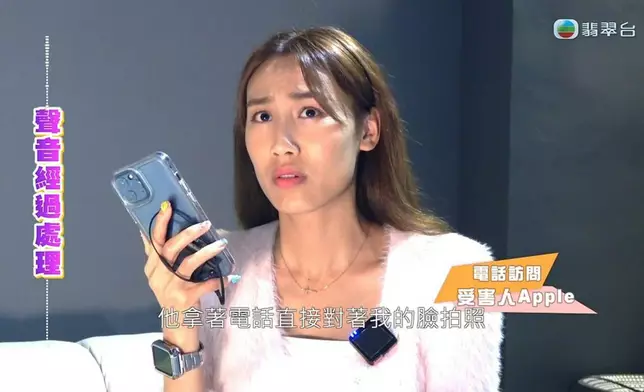 黎寬怡在《東張西望》採訪時醒目又勇敢，獲得觀眾和網民們一致讚賞。