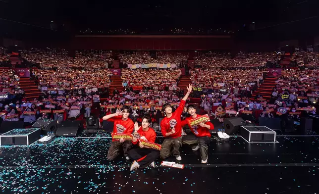 N.Flying與歌迷大合照（大會提供圖片）