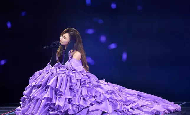 情歌天后梁靜茹2月情人節香港紅館浪漫開唱。