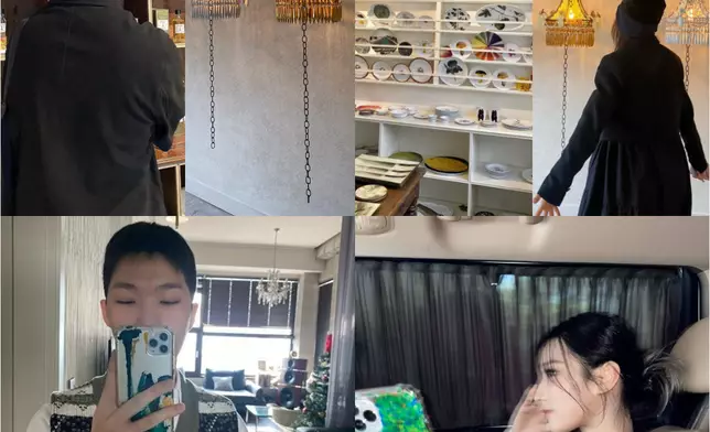 李燦赫和李賽綸的秘戀傳情的證據被網友瘋傳（網上圖片）