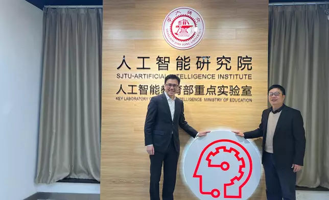 創新科技及工業局局長繼續訪問上海。 政府新聞處圖片