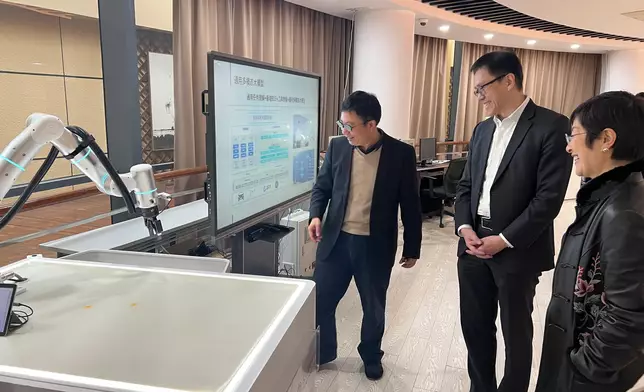 創新科技及工業局局長繼續訪問上海。 政府新聞處圖片