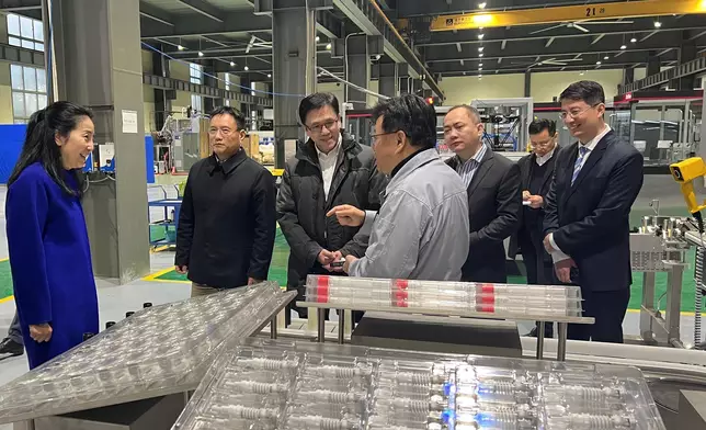 創新科技及工業局局長繼續訪問上海。 政府新聞處圖片