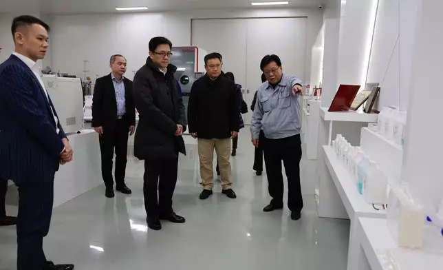 創新科技及工業局局長繼續訪問上海。 政府新聞處圖片