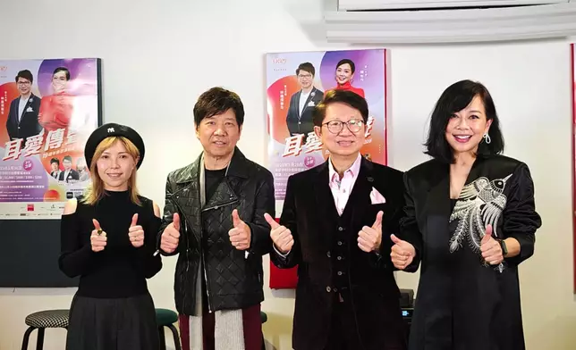 一眾表演者包括陳松伶、林建煇醫生、EOTeam譚錫禧、Cindy Tam今日聚集進行綵排