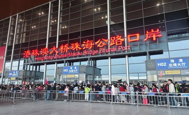 港珠澳大橋口岸。小紅書圖片