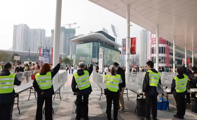 啟德體育園開幕前舉行多次大型演練。資料圖片