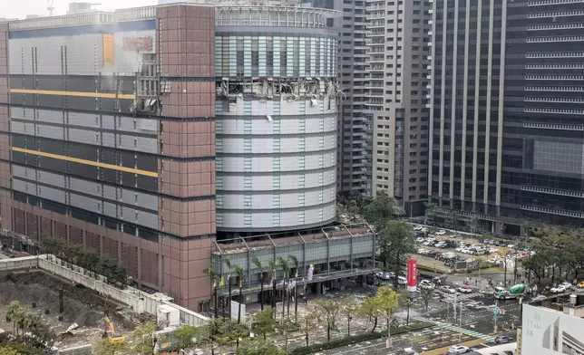 台中新光三越氣爆。網上圖片