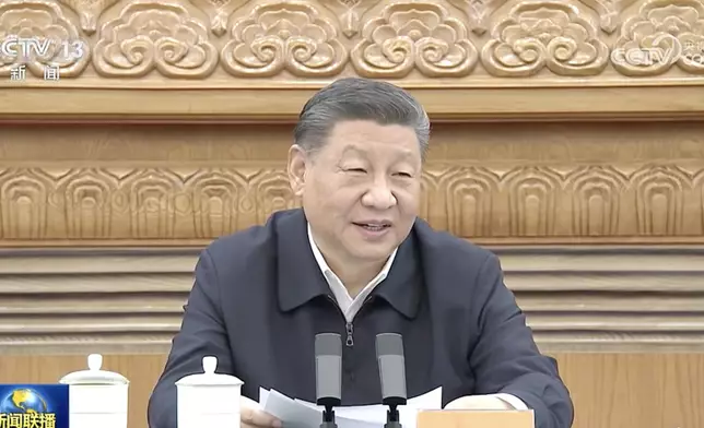 習近平上午在北京出席民營企業座談會並發表重要講話。央視新聞