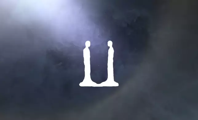 新碟標誌用上GD對望GD的「Ü」剪影（預告片截圖）