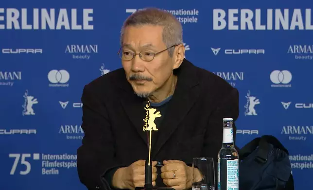 洪尚秀獨自出席記者會（網上圖片）