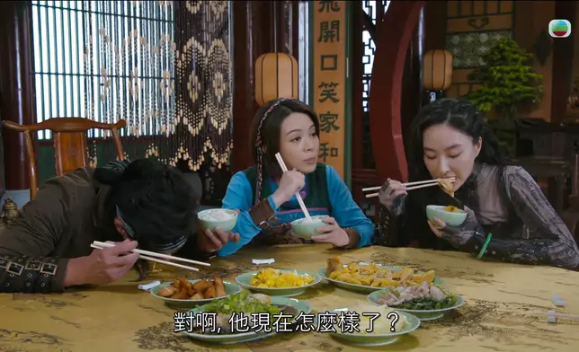 朱仔呢幕食飯戲真係笑死人。