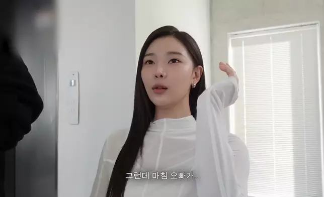 李時安在VLOG中也提起拍攝的趣事（影片截圖）