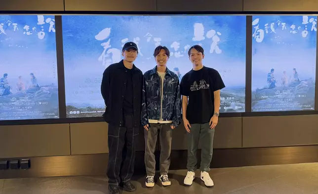 陳柏宇與主演游學修及吳祉昊。