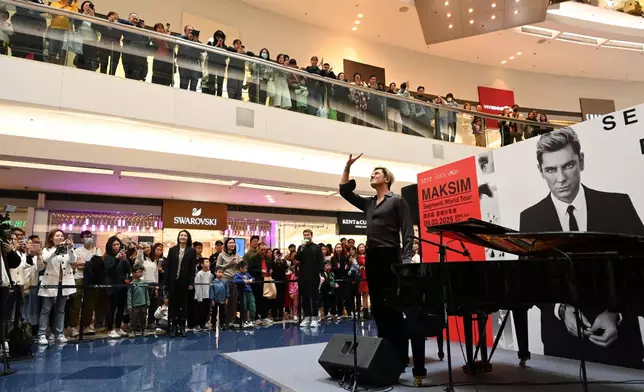 克羅地亞「鋼琴聖手」Maksim宣佈5月來港開騷。