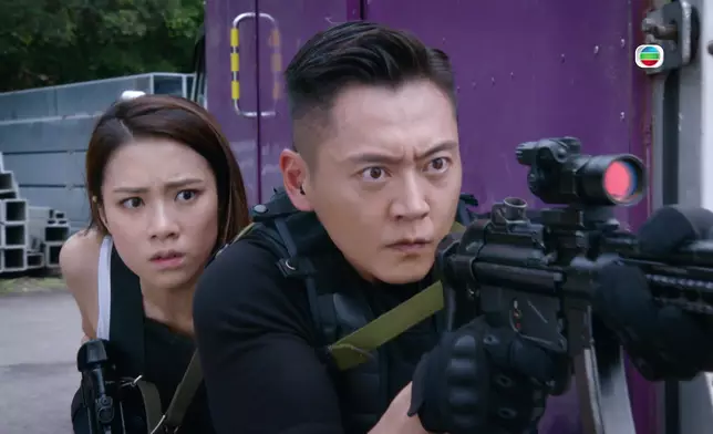 張振朗今次同Tiffany好多場口都part住上。