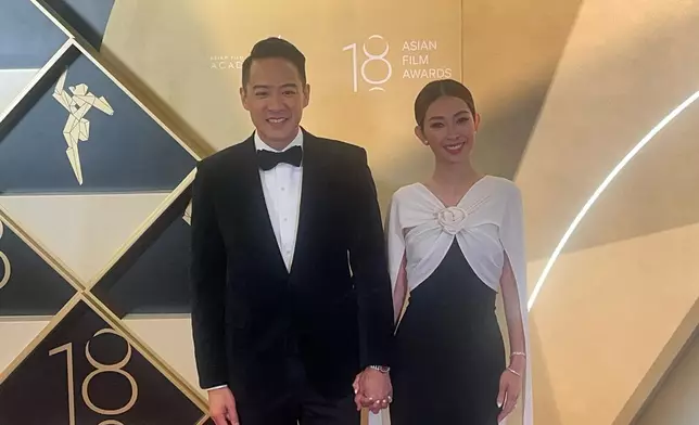 陳智燊、宋熙年夫妻檔做司儀（本網記者攝）