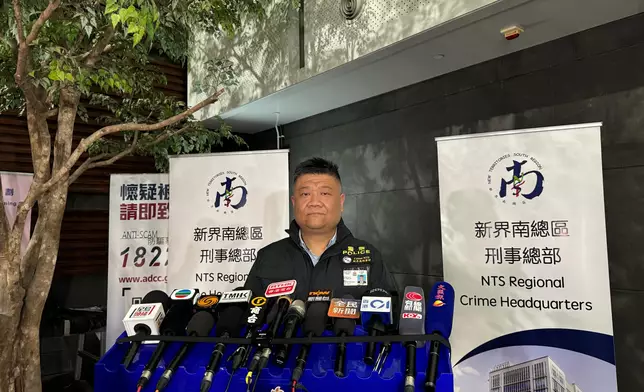 新界南總區刑事總部警司（行政及支援）李木易。
