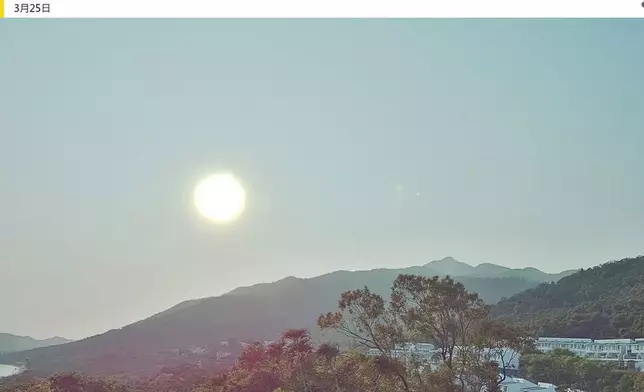 分區實時天氣照片。天文台