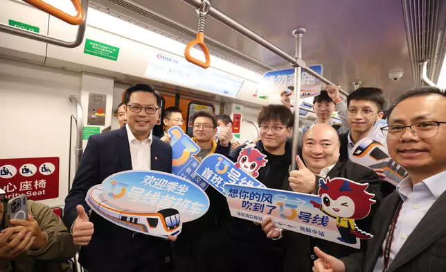 港鐵參與營運的深圳地鐵13號綫一期首通段於2024年年底通車