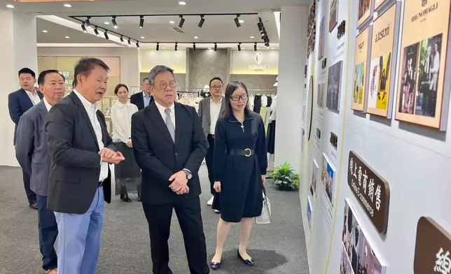 商務及經濟發展局局長繼續訪問廣州及東莞。政府新聞處圖片