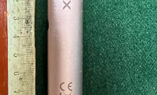 檢獲的電子煙裝置。