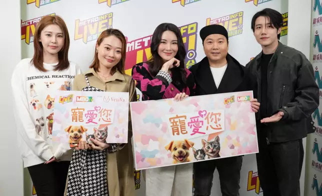 左起：施匡翹、羅沛琪、裕美、啤梨、華浩然