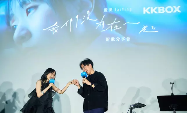 歌手麗英於4月7日在中環元創方舉辦新歌〈我們沒有在一起〉分享會