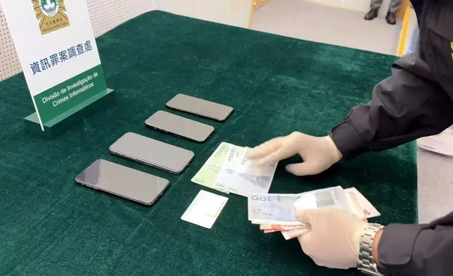 檢獲的證物。司警教室FB