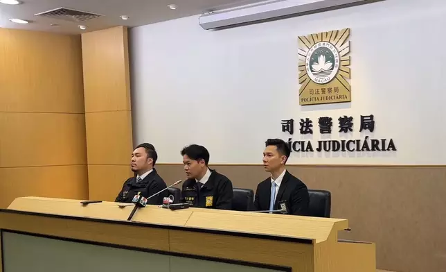 澳門司警公布案情。司警教室FB