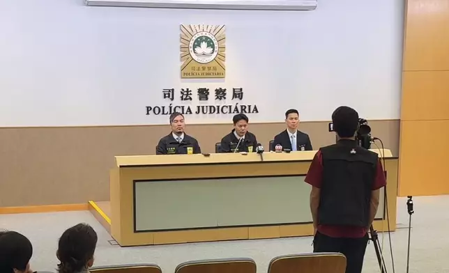 澳門司警公布案情。司警教室FB