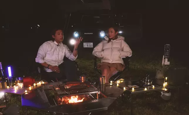 拍攝到尾聲二人互吐心聲。