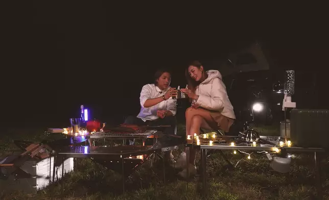 拍攝到尾聲二人互吐心聲。