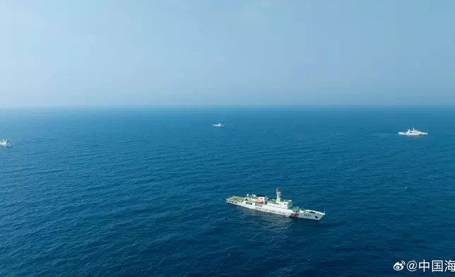 今次是2006年以來中越海上執法部門開展的第29次聯合巡邏。微博圖片