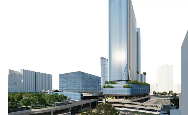 發展局建議紅磡站周邊建海濱新地標。立法會文件圖片
