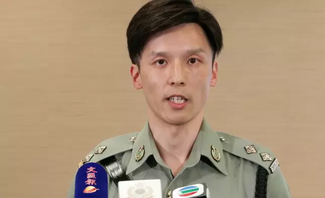 海關機場科空運貨物第二組督察周霆鋒。香港海關FB