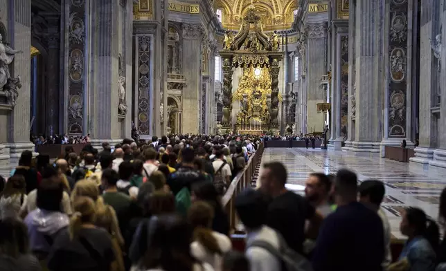 已故教宗方濟各的葬禮將於當地星期六早上10時在梵蒂岡聖伯多祿廣場舉行。ap圖片
