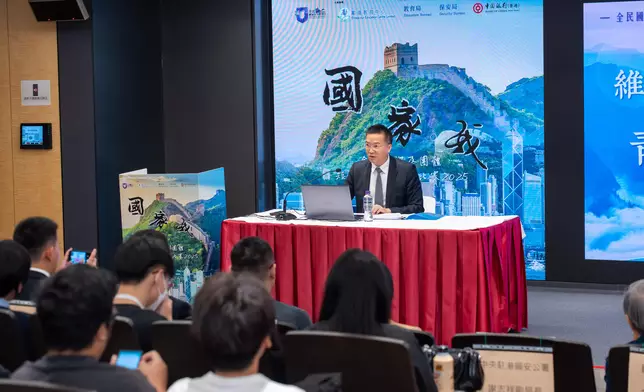 中央駐港國安公署聯絡局副局長謝志祥鼓勵青年人在維護國家安全方面要奮發有為。
